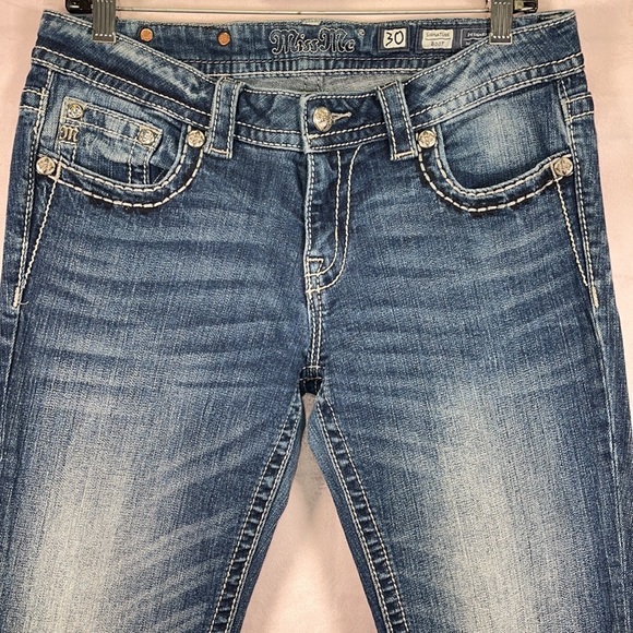 Miss Me denim jeans 👖 Size 30 💗 - Picture 4 of 7